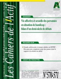 Vie affective et sexuelle des personnes en situation de handicap : bilan d'un demi-siècle de débats