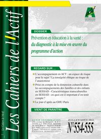 Prévention et éducation à la santé :  du diagnostic à la mise en œuvre du programme d’action