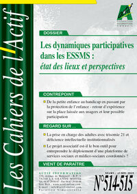 Les dynamiques participatives dans l'ESSMS: état des lieux et perspectives