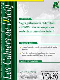 Sièges gestionnaires et directions d'ESSMS : vers une coopération renforcée en contexte contraint ?
