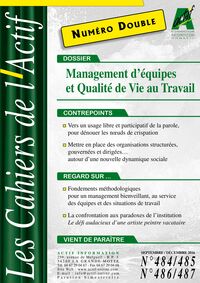 Management d'équipes et Qualité de Vie au Travail (numéro double)
